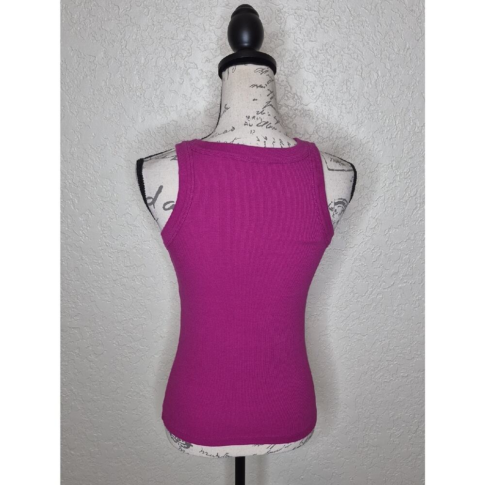 LOFT Ribbed Tank Top Pink Size S‎ - Picture 3 of 5
